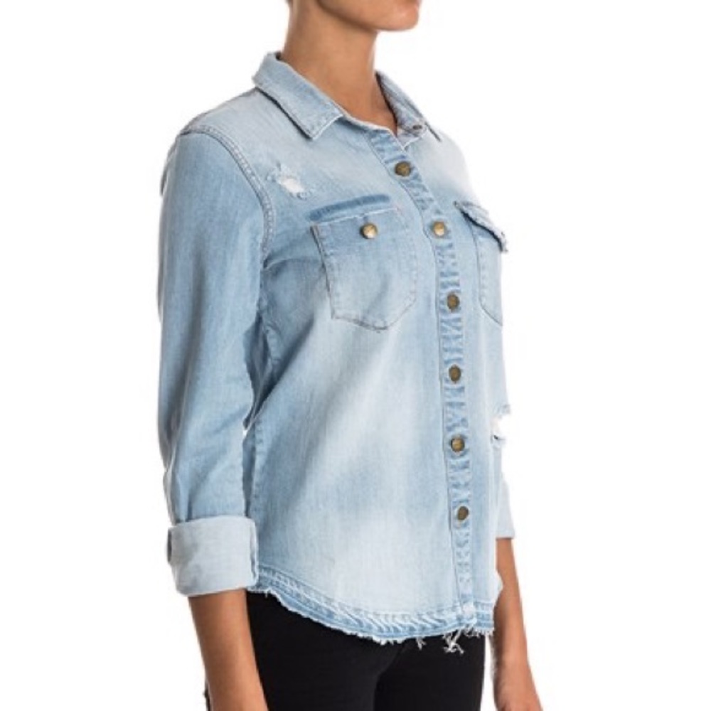 Current Elliot denim shirt